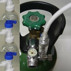 自動ガス停止システム ソーダストリーム以上の強炭酸水製作　ミドボン用　CO2ミニレギュレーター 改良加工蓋3個セット