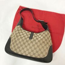 1円 〜 美品 GUCCI グッチ シェリーライン GG柄 ジャッキー ハンドバッグ トートバッグ ヴィンテージ バッグ_画像5