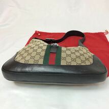 1円 〜 美品 GUCCI グッチ シェリーライン GG柄 ジャッキー ハンドバッグ トートバッグ ヴィンテージ バッグ_画像7