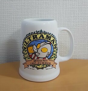 ウルトラマン　ビールジョッキ　マグカップ　旧大和銀行　Daiwa Bank　URTRAMAN