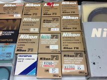 営AD123-80 NIKON National Olympus フォーカススクリーン アクセサリーシュー カメラ用雑貨まとめ売り_画像3