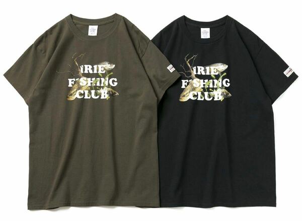 アイリーフィッシングクラブ　バスTシャツ　2枚セット　ブラック　オリーブ