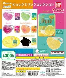 【即決】 シークレット有り　6種フルセット　Ringcolle!　ピュレグミ　リングコレクション　バンダイ　ガチャ　菓子　