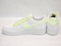 wmns air force 1 07★US12★検索用,エア,フォース,ワン,AF1,LOW,ロー,白,ホワイト,ライム,レザー,グリーン,USA,海外,限定,未発売_画像2