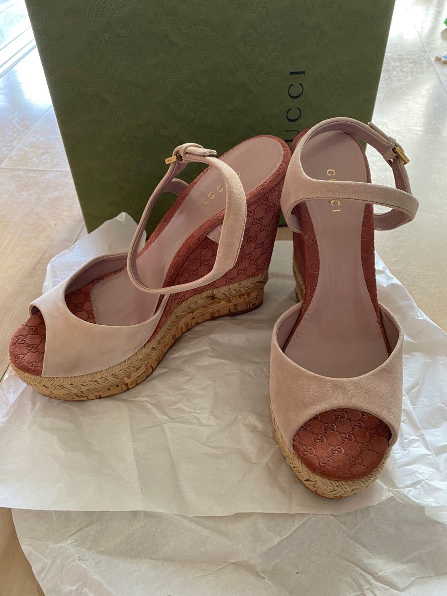 本日超得 超特価セール GUCCI パーティサンダル バンブーヒール