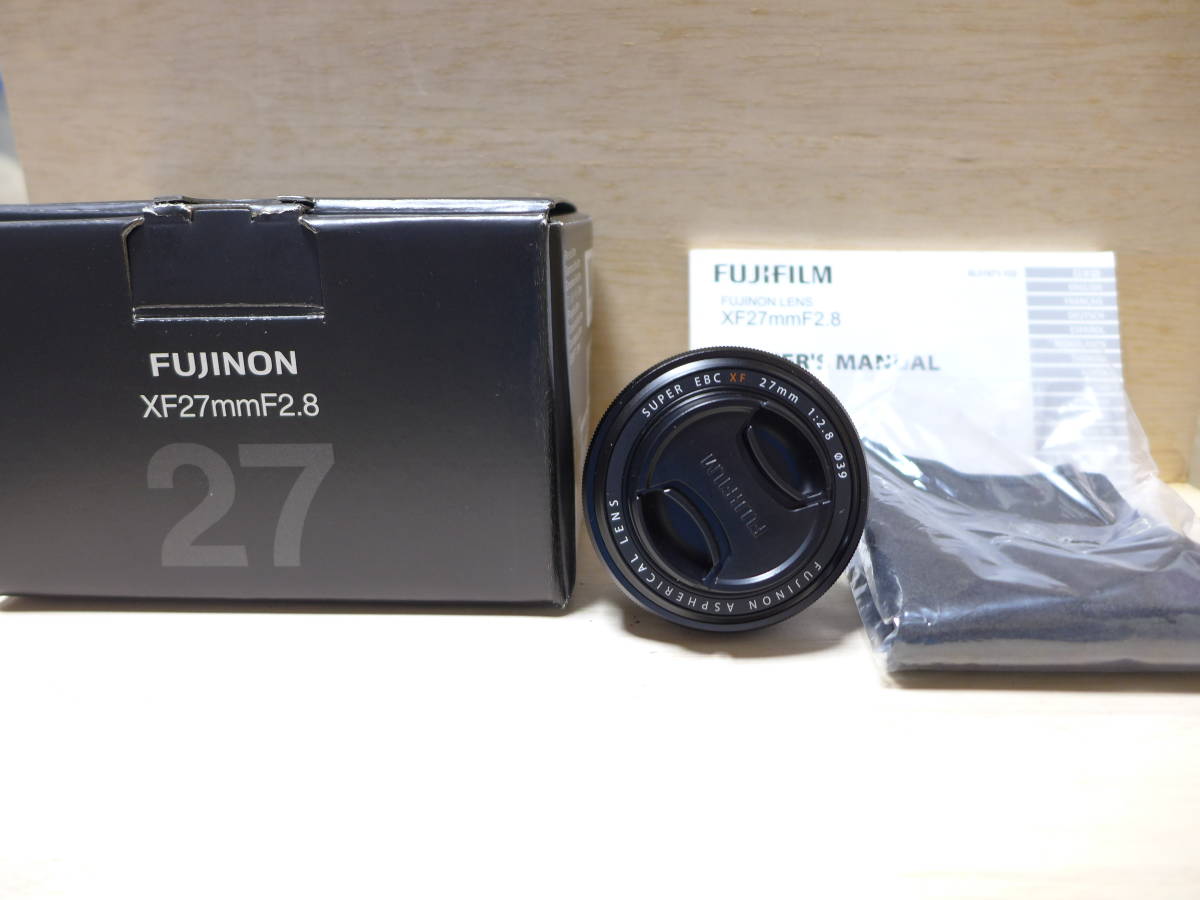 FUJIFILM 富士フィルム FUJINON ASPHERICAL LENS SUPER EBC XF 27mm f