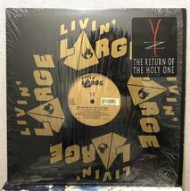 レア 倉庫出 当時物 シュリンク ステッカー 1992 YZ / The Return Of The Holy One Remix Original US 12 Livin Large 90s ミドル 絶版_画像1