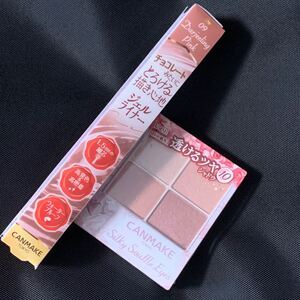 キャンメイク クリーミータッチライナー09 ダージリンピンク シルキースフレアイズ10 アイシャドウ スウィートラブレター