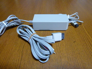 AC079【送料無料】Wii 純正 セット ACアダプター AVケーブル(動作確認済)RVL-009 RVL-002