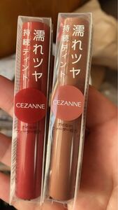 CEZANNE(セザンヌ)ウォータリー ティントリップ 02番と03番