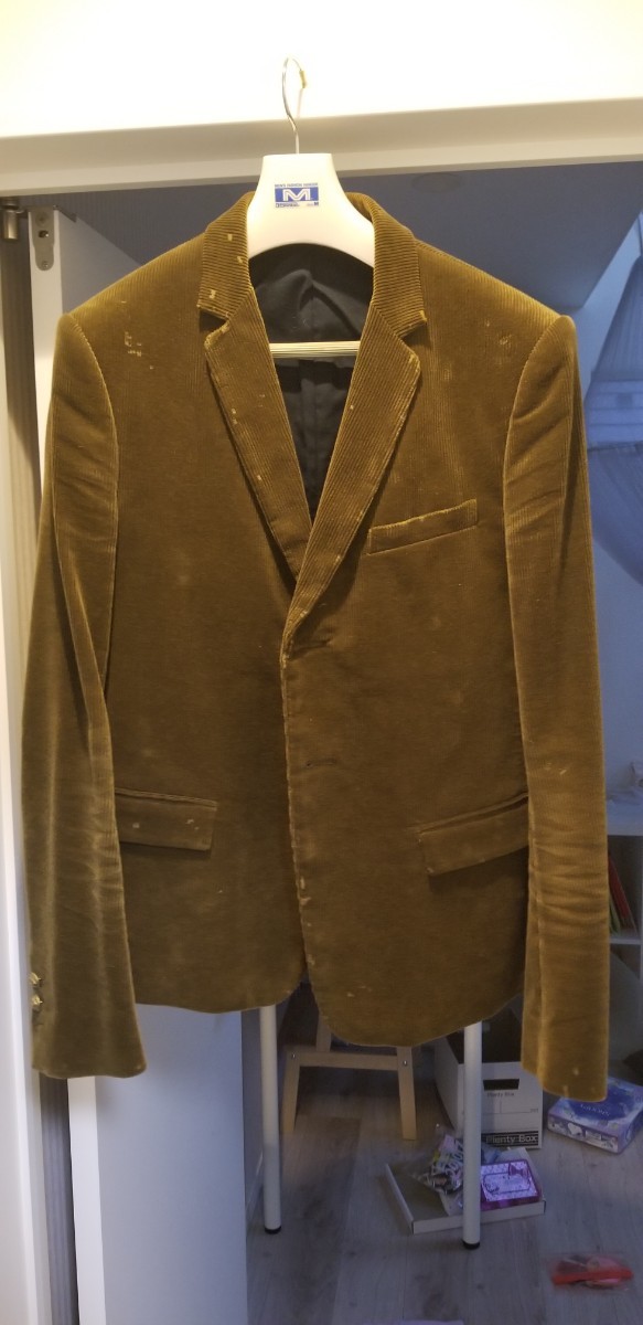 BALMAIN HOMME 定価83万 ハラコ 豹柄 レザー ジャケット 44