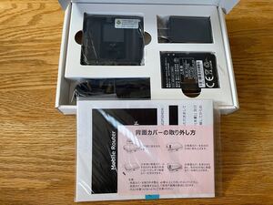新品 富士ソフト +F FS040W モバイル Wi-Fi ルーター SIMフリー