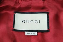 GUCCI ◆ラムスキン シングル ライダースジャケット 黒 サイズ42 ☆国内正規品☆ レザージャケット イタリア製 グッチ ◆RC-1_画像8