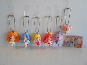 ♯Jkj13LZプリキュアマジカルラブリースイング全6種キュアハート♂BANDAIバンダイ♀200円〓015373_c