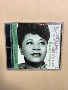 送料無料 ELLA FITZGERALD with THE CHICK WEBB ORCHESTRA「SING ME A SWING SONG」輸入盤