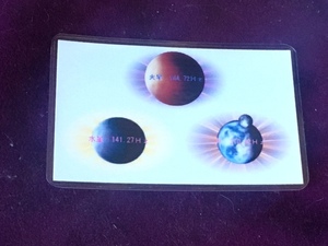 水星と火星と月の波動リンク＆不安解消の為のエネルギー高波動カード 