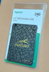【送料無料】未開封 新品 Apacer SSD 240GB PANTHER AS340 AP240GAS340G-1 未使用 2.5インチ SATA III 6Gb/s