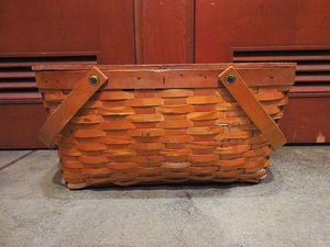  Vintage -60*s*Hawkeye пикник корзина *220705s5-bag-bsk 1950s1960s уличный кемпинг отдых сопутствующие товары ручная сумочка корзина сумка 