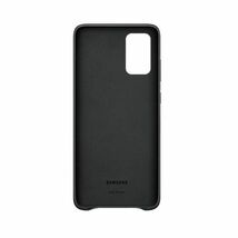 ◆Galaxy S20+ Puls 5G ◆ Leather Back Cover レザーカバー【Samsung純正】(Black/ブラック) [並行輸入品] A_画像2