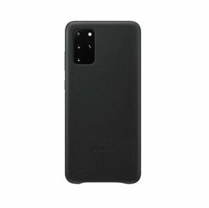 ◆Galaxy S20+ Puls 5G ◆ Leather Back Cover レザーカバー【Samsung純正】(Black/ブラック) [並行輸入品] A