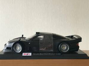 希少 レア Maisto マイスト 1:18 6+ Mercedes-Benz CLK-GTR (street version) ブラック