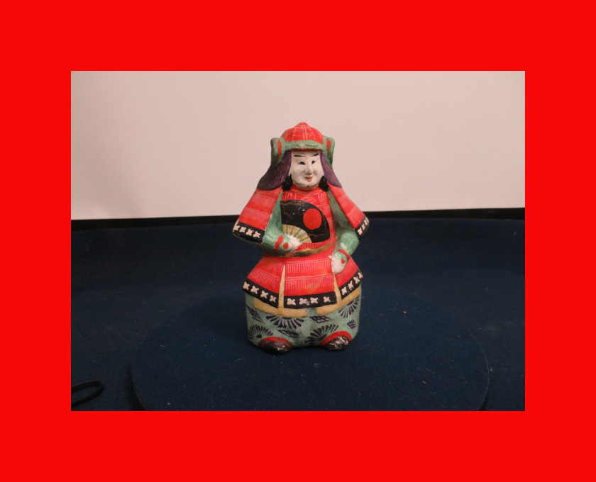 : [Puppenmuseum] Krieger-Tonpuppe F-212 Gosho-Puppe, Puppe aus Ton, Takeda-Puppe, Takeda-Puppe. Hina-Puppe Go, Puppe, Charakterpuppe, Japanische Puppe, Andere