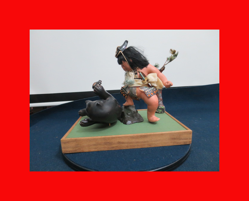 : [Doll Museum] Kintaro F-278 May dolls, warrior dolls, general decorations. Maki-e 5, season, Annual Events, Children's Day, May Dolls