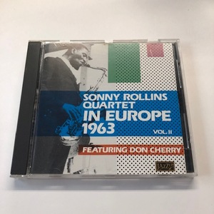 【CD】 ソニー・ロリンズ・カルテット・イン・ヨーロッパ 1963 Vol.2 (Sonny Rollins Quartet Featuring Don Cherry/In Europe 1963)