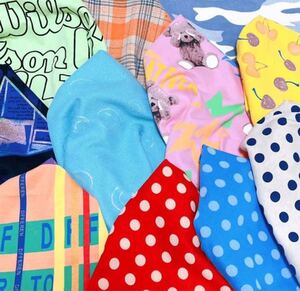 最終価格 6 お買い得 ハギレ箱 セット ハンドメイド はぎれ ニット生地 布
