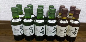 サントリー山崎 白州 ミニボトル180ml 12本セット
