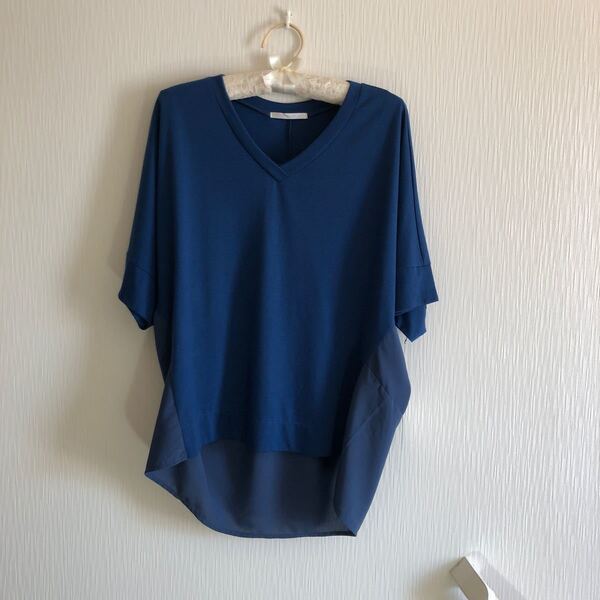 (新品)レトロガール*異素材カットソーLサイズ