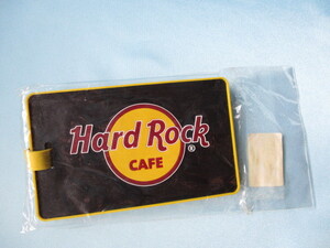 Hard Rock CAFE ハードロックカフェ ネームタグ ラッゲージ タグ ラバー 未開封品