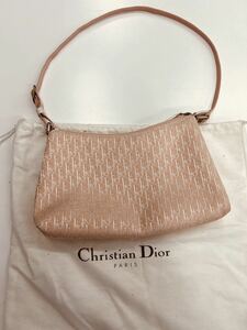 クリスチャンディオール　Christian Dior トロッター　キャンバス　ショルダー　ポシェット　ポーチ