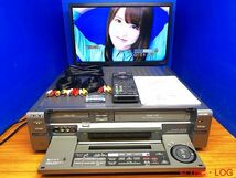 【動作保証】★SONY 8mm/Hi8 S-VHS/VHS ビデオカセットレコーダー ソニー(WV-SW1)★リモコン付き★_画像1