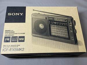 未使用 SONY ソニー ICF-EX5MK2 FM/ラジオNIKKEI/AM 3バンドポータブルラジオ ワイドFM対応