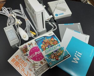 Nintendo wii本体 ソフト3種セット【美品】