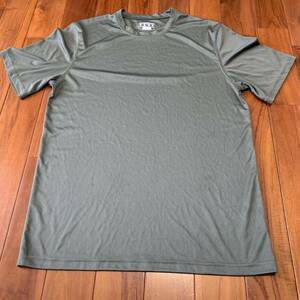 沖縄 米軍放出品 CHAMPION チャンピオン ミリタリー 半袖 Tシャツ トレーニング ランニング 筋トレ スポーツ OD MEDIUM (管理番号LM46)