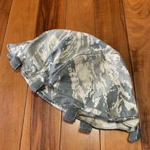 沖縄 米軍放出品 実物 ABU COVER HELMET CAMOFLAGE PATTERN ヘルメットカバー XLARGE (管理番号RS6)_画像2