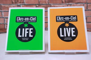 ラルクアンシエル LIFE/LIVE 2冊セット L'Arc～en～Ciel 中古品 現状品■(F5398)