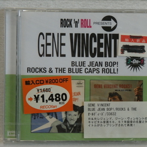 ＜新品未開封＞ ジーン・ヴィンセント GENE VINCENT  ／ BLUE JEAN BOP! ＋ ROCKS & THE BLUE CAPS ROLL! (お得な 2‐On-1）輸入盤の画像1