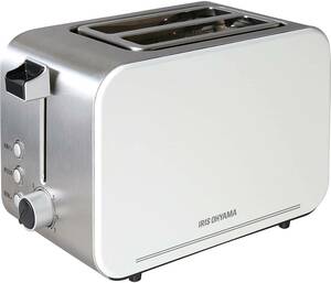  アイリスオーヤマ IPT-850-W シルバー ポップアップトースター き 2枚 オーブントースター トースター 80