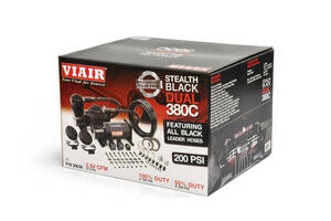 【新品】VIAIR 380C BLACK DUAL PACK コンパクトハイパワー ハイスピード 2機1SET T7