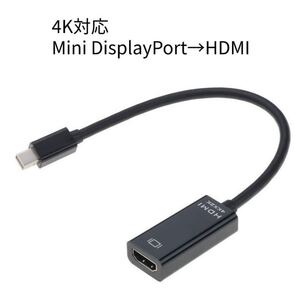 4k対応Mini DisplayPort→HDMI変換プラグ mdp→hdmi