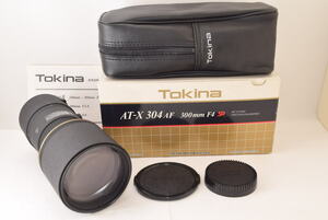 ★極上品★ Tokina トキナー AT-X304AF 300mm F4 for Canon 付属品充実 2207098
