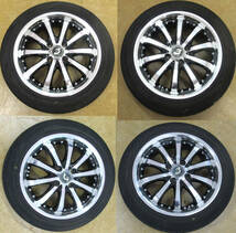 BADX BYRON 15×5J +45 4H PCD100　165/55R15 ４本セット　検） ロクサーニ バイロン 軽自動車全般_画像1