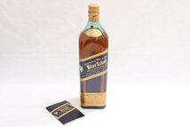 Y380C64A【未開栓】ジョニーウォーカー BLUE LABEL ブルーラベル 1000ml 古酒【1円スタート】_画像2