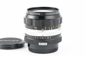 01017cmrk Nikon NIKKOR-O Auto 35mm F2 非Ai 単焦点 広角レンズ Fマウント
