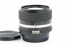 01371cmrk Nikon Ai NIKKOR 28mm F2.8S Ai-S 単焦点 広角レンズ Fマウント