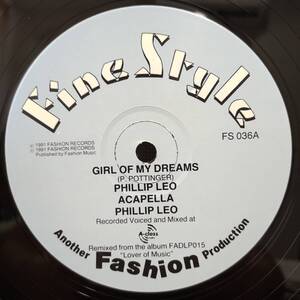 Phillip Leo / Girl Of My Dreams - One Life To Live　[Fine Style - FS 036]