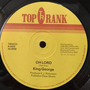 King George - George Faith / Oh Lord - You Are My Lady　[Top Rank - TRD025]